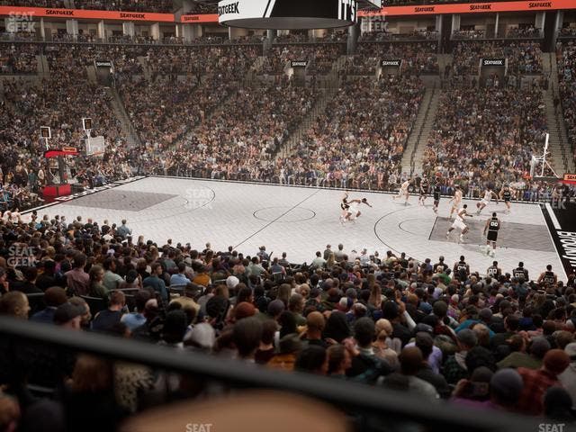 Barclays Center - Section 7 Wc Seat View