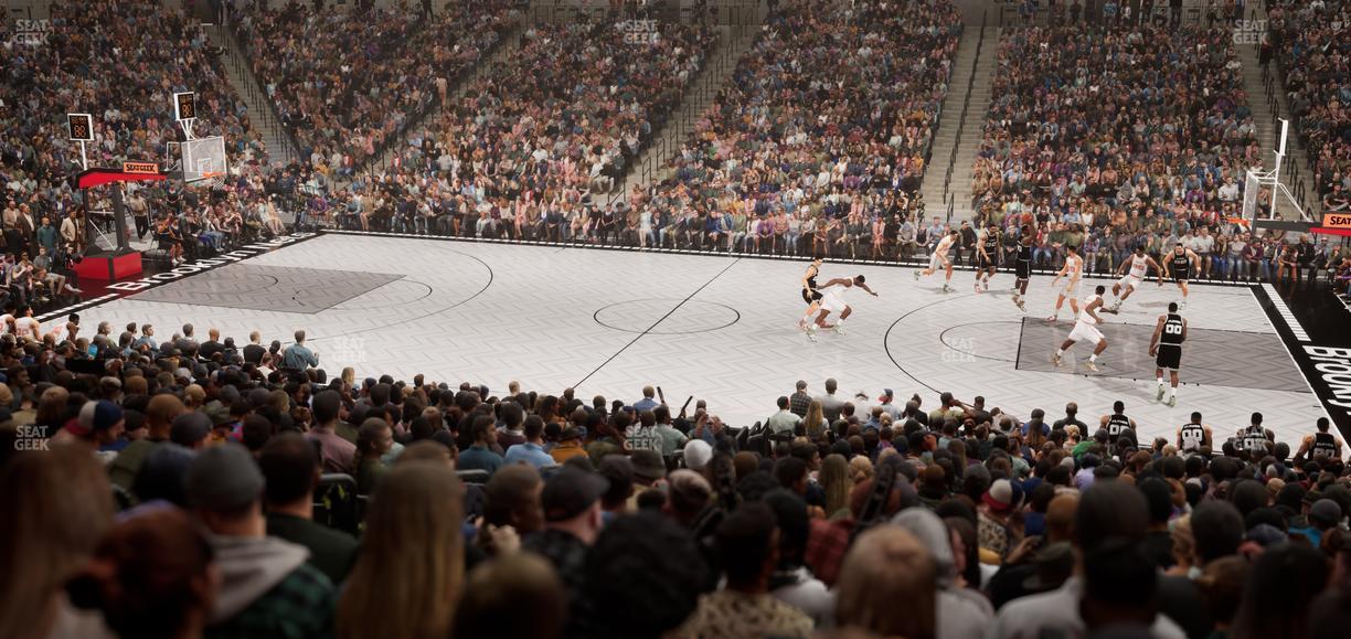 Barclays Center - Section 7 Seat View