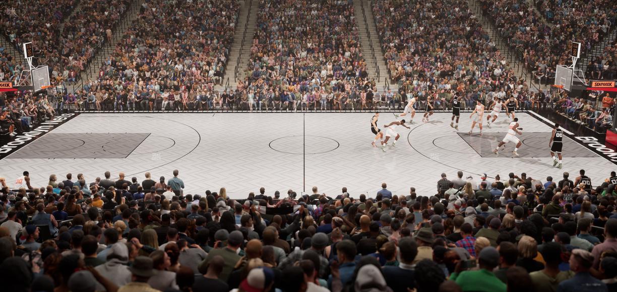 Barclays Center - Section 8 Wc Seat View