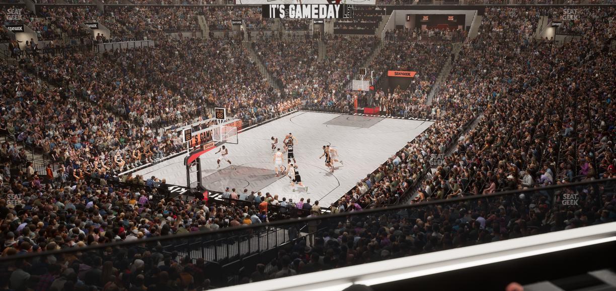 Barclays Center - Section Bn 1 L Seat View