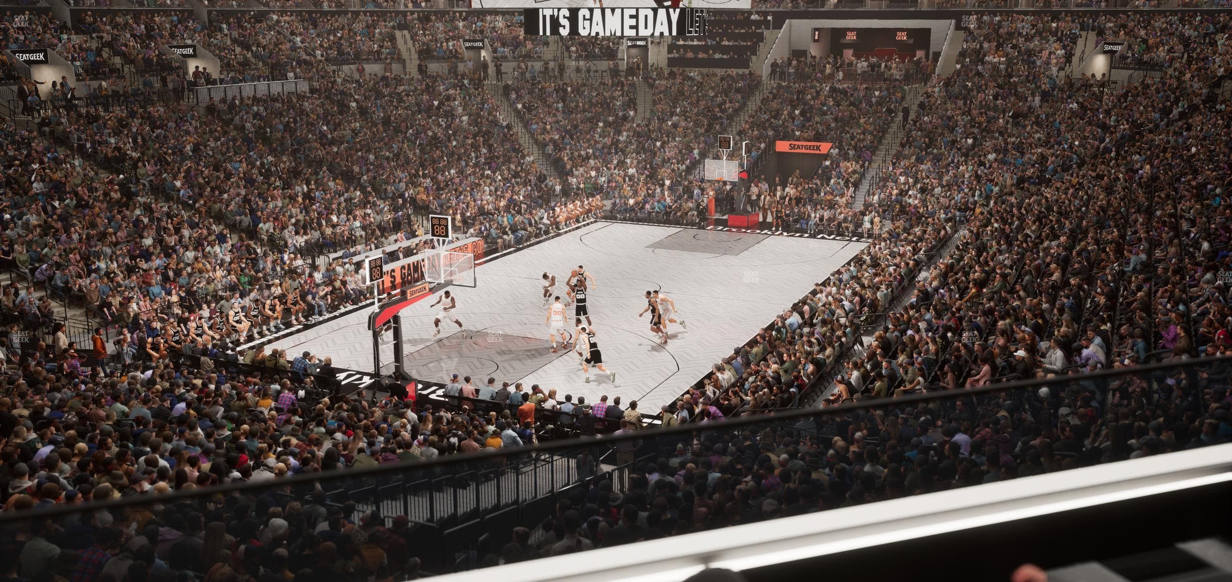 Barclays Center - Section Bn 1 L Seat View