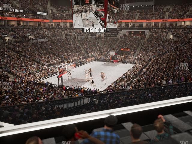 Barclays Center - Section Bn 1 L Seat View
