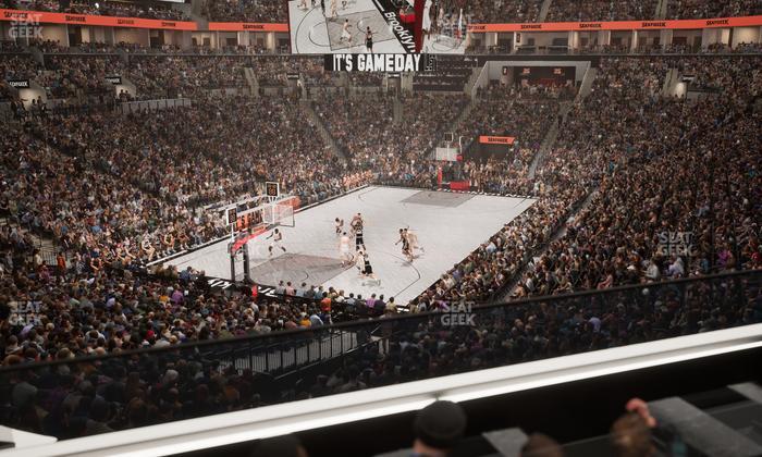 Barclays Center - Section Bn 1 L Seat View