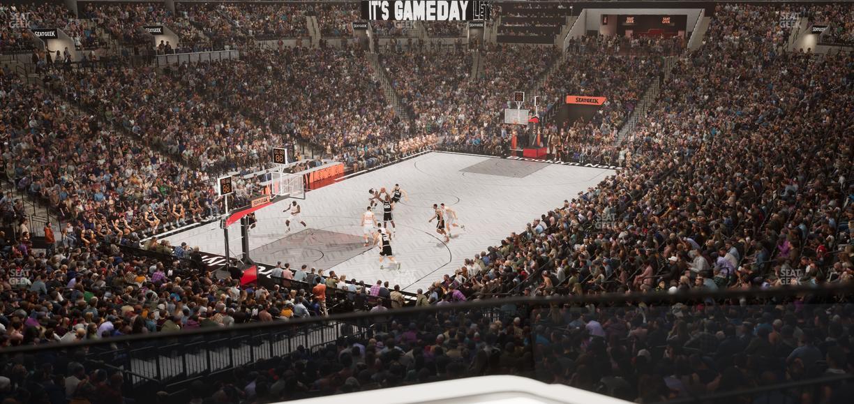 Barclays Center - Section Bn 1 R Seat View