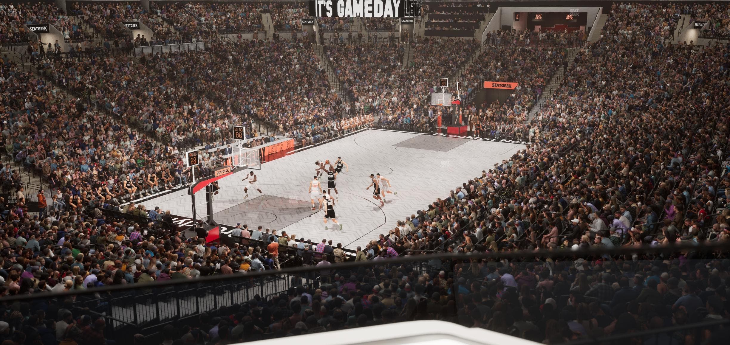 Barclays Center - Section Bn 1 R Seat View