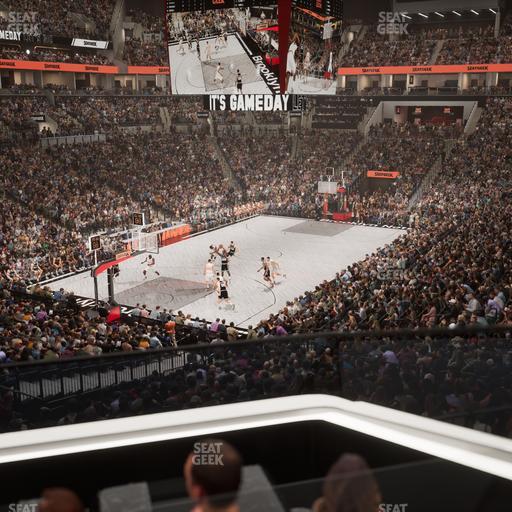 Barclays Center - Section Bn 1 R Seat View