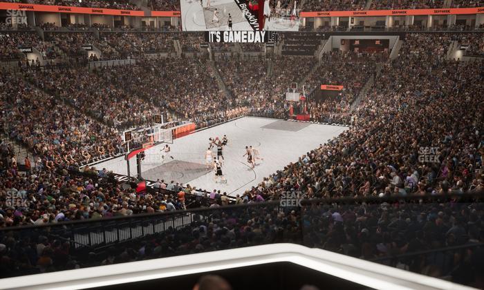 Barclays Center - Section Bn 1 R Seat View