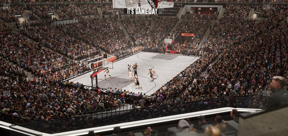 Barclays Center - Section Bn 1 Wl Seat View