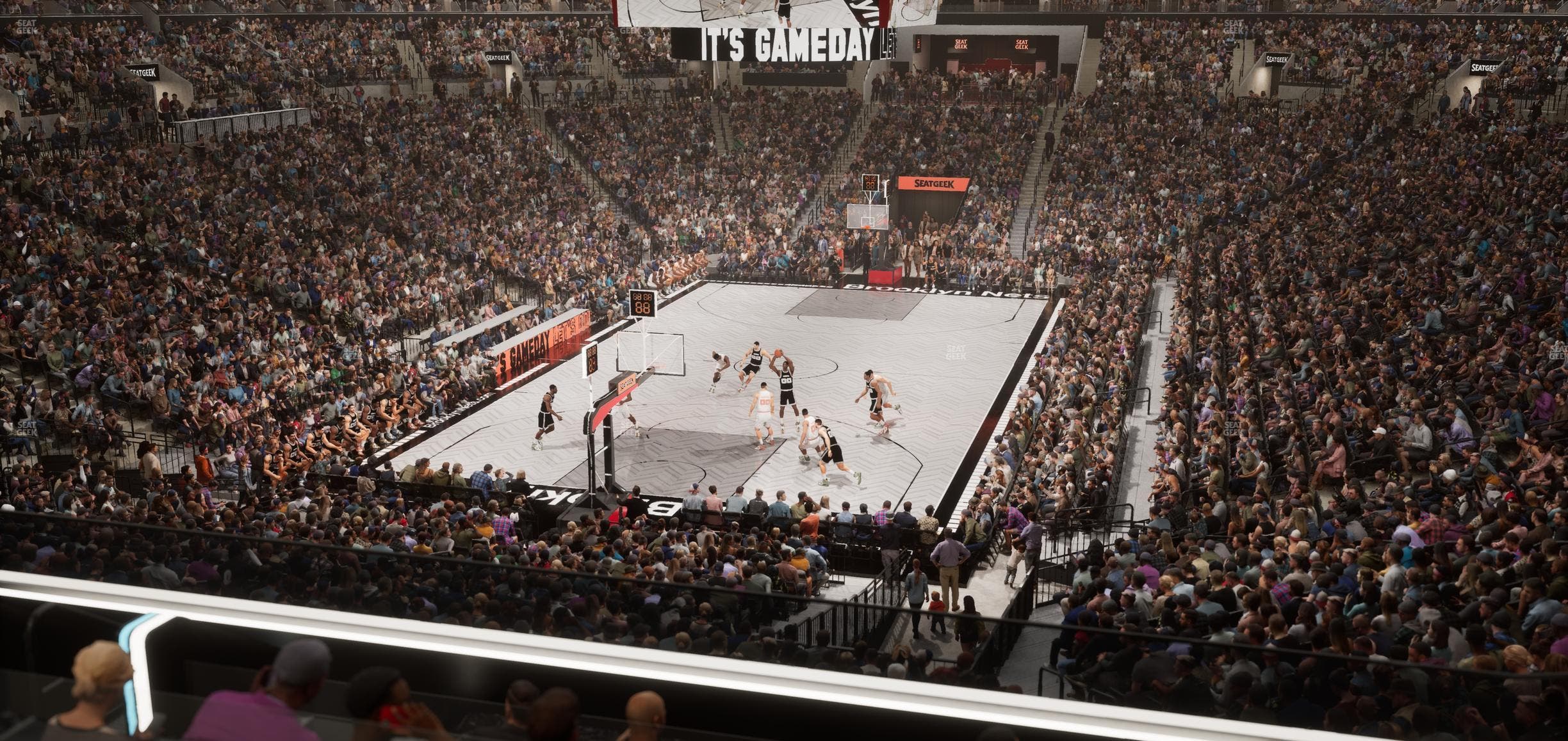 Barclays Center - Section Bn 2 C Seat View