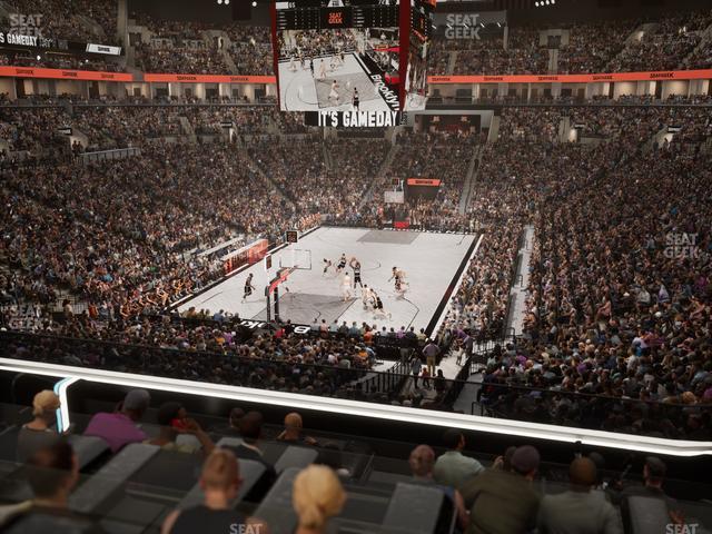 Barclays Center - Section Bn 2 C Seat View Barclays Center - Section Bn 2 C Seat View