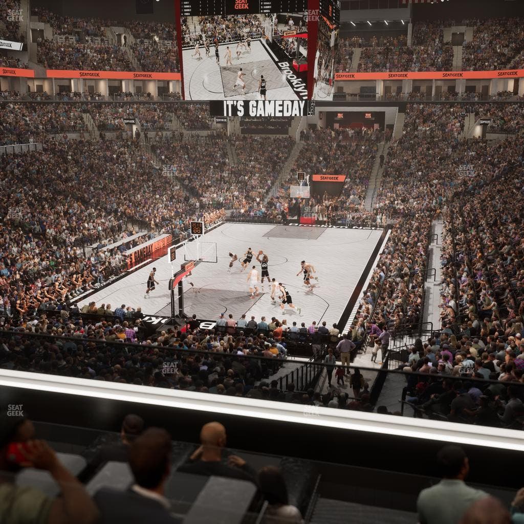 Barclays Center - Section Bn 2 L Seat View