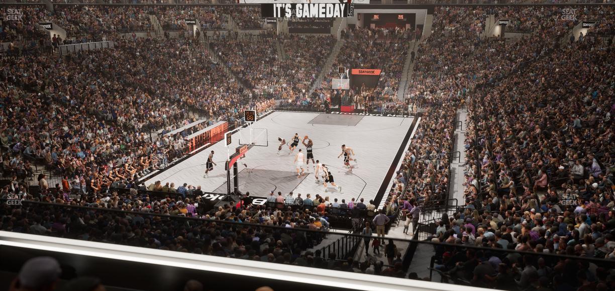 Barclays Center - Section Bn 2 L Seat View