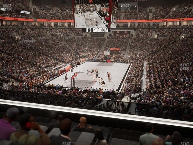 Barclays Center - Section Bn 2 L Seat View