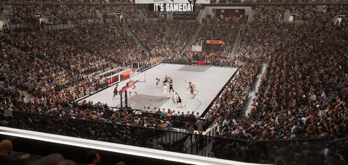 Barclays Center - Section Bn 2 R Seat View