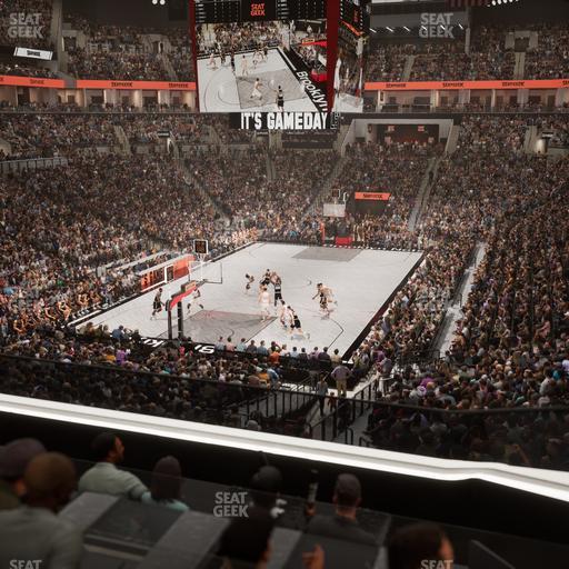 Barclays Center - Section Bn 2 R Seat View