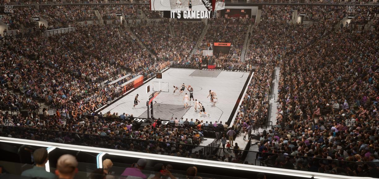 Barclays Center - Section Bn 2 Wl Seat View