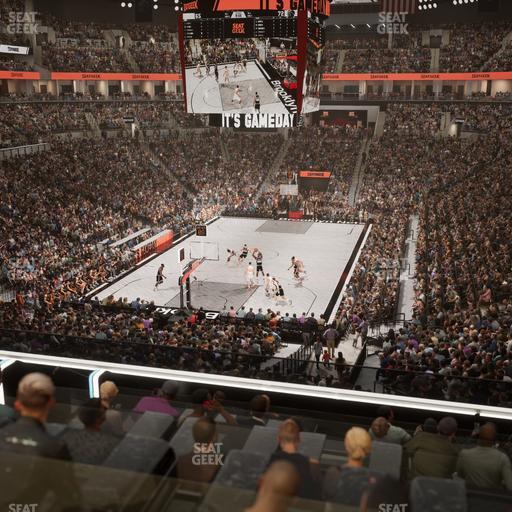 Barclays Center - Section Bn 2 Wl Seat View