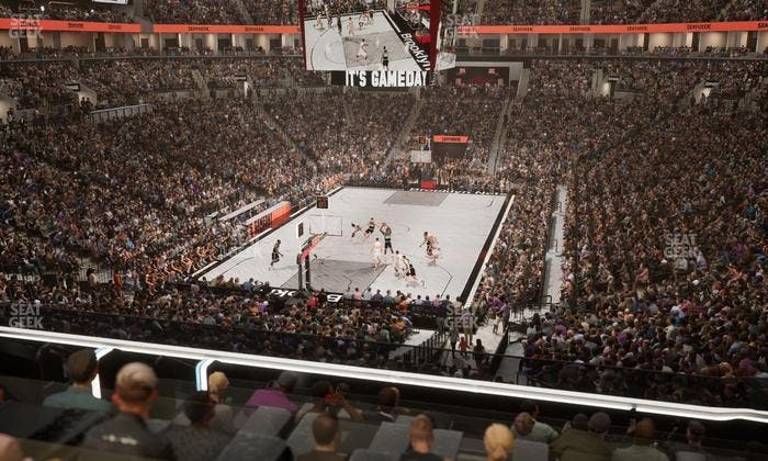 Barclays Center - Section Bn 2 Wl Seat View