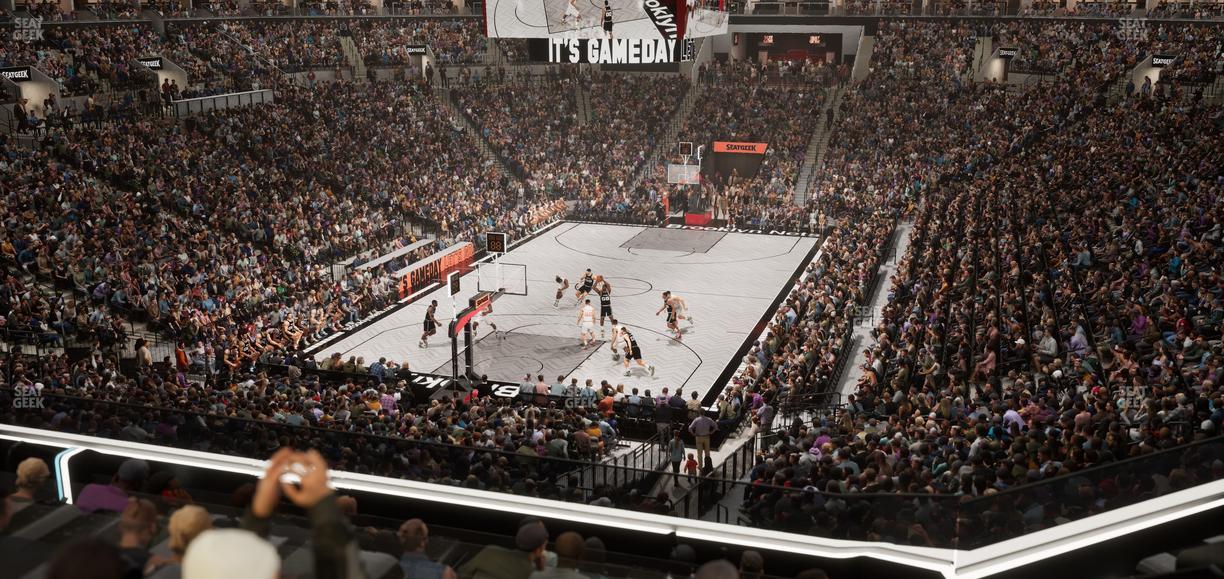 Barclays Center - Section Bn 2 Wr Seat View