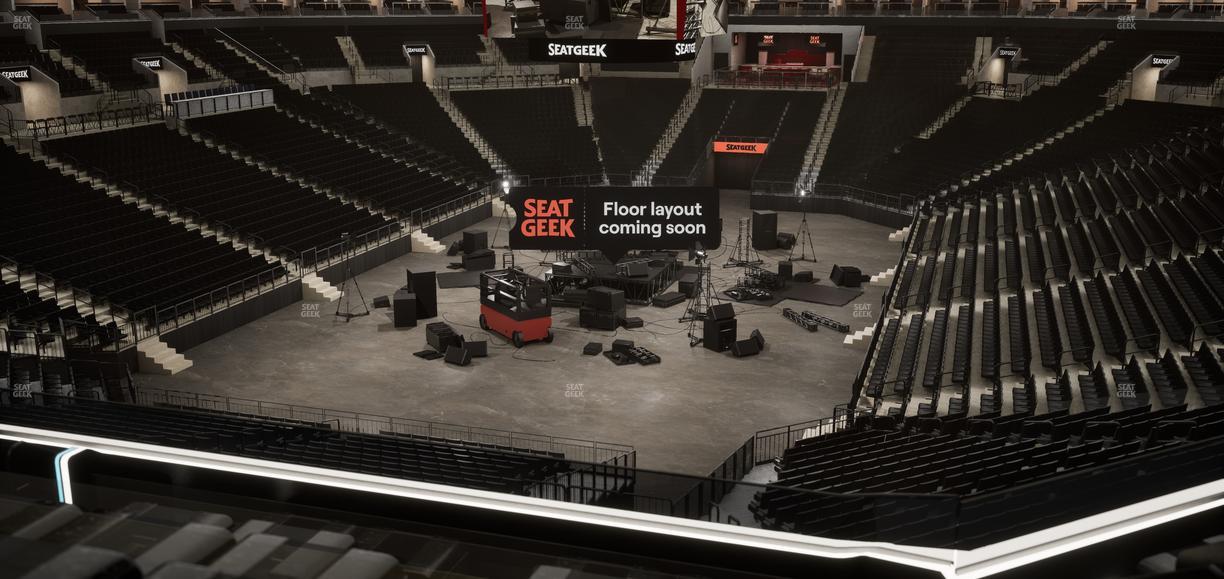 Barclays Center - Section Bn 2 Wr Seat View