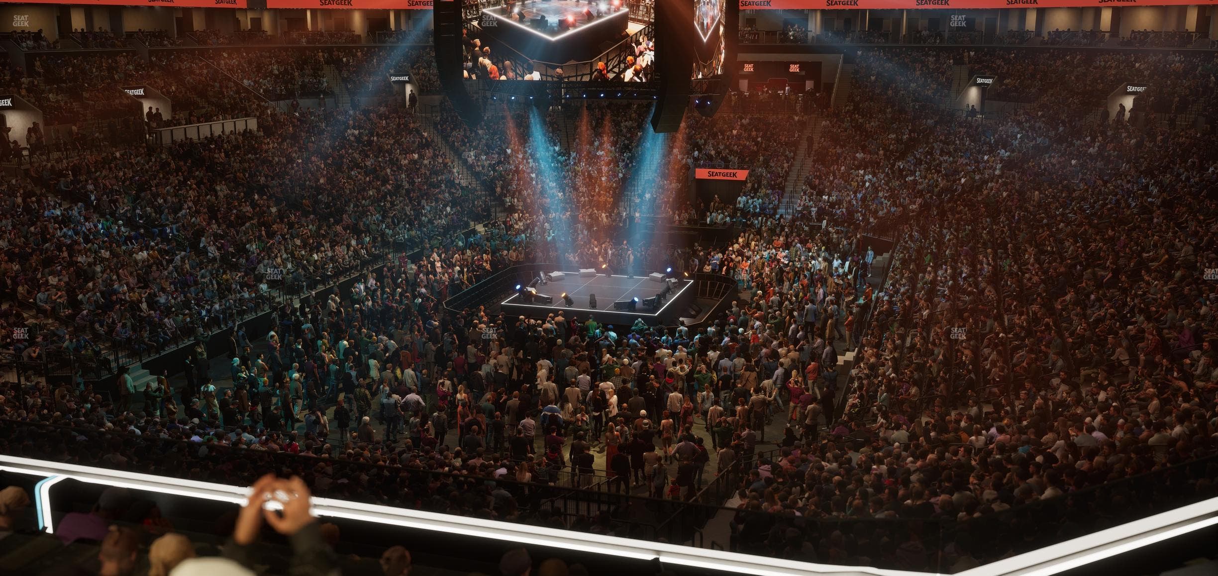 Barclays Center - Section Bn 2 Wr Seat View