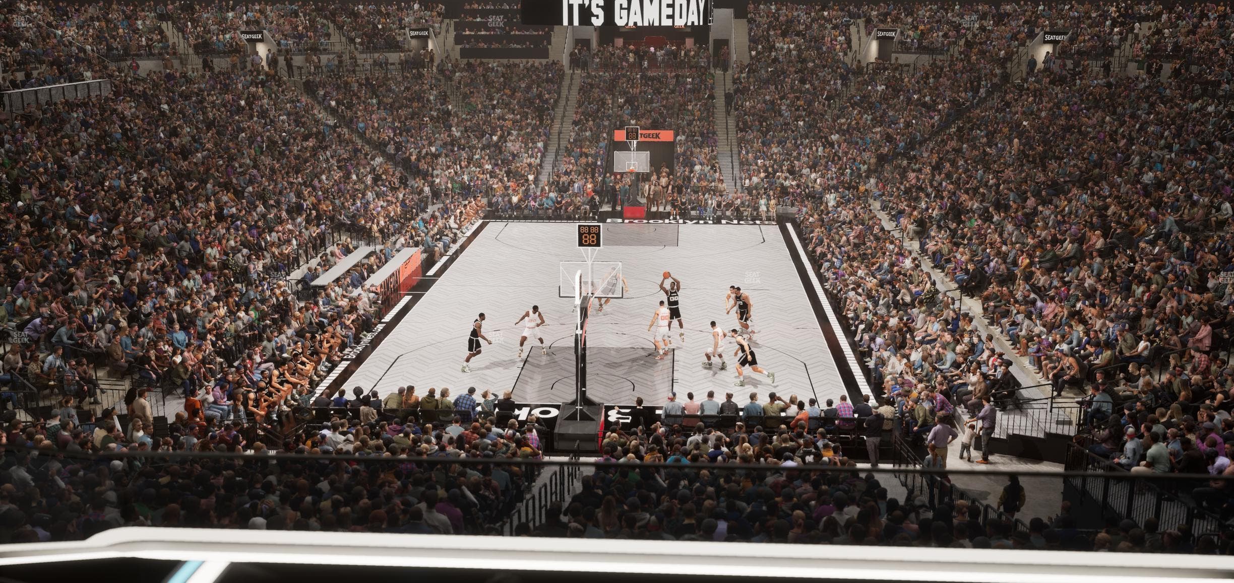 Barclays Center - Section Bn 3 L Seat View