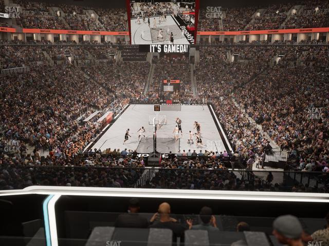 Barclays Center - Section Bn 3 L Seat View Barclays Center - Section Bn 3 L Seat View