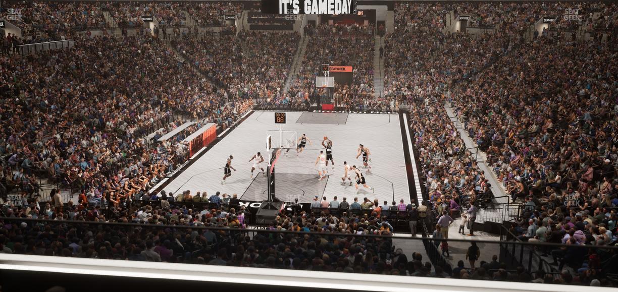 Barclays Center - Section Bn 3 R Seat View