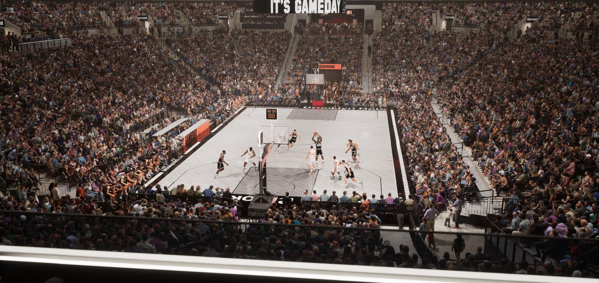 Barclays Center - Section Bn 3 R Seat View