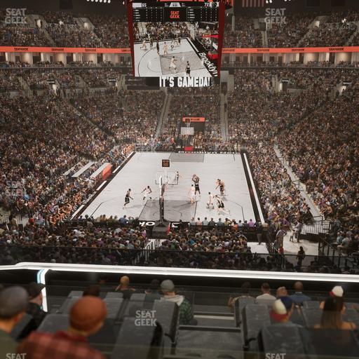 Barclays Center - Section Bn 5 W Seat View