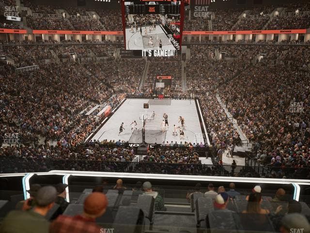 Barclays Center - Section Bn 5 W Seat View