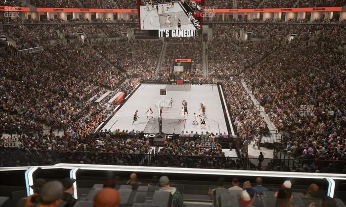 Barclays Center - Section Bn 5 W Seat View