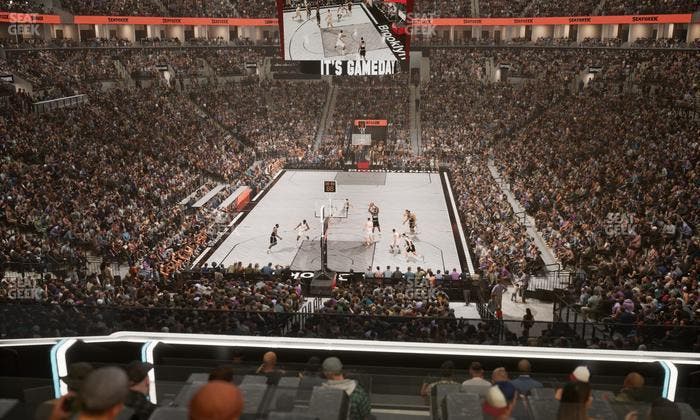 Barclays Center - Section Bn 5 W Seat View