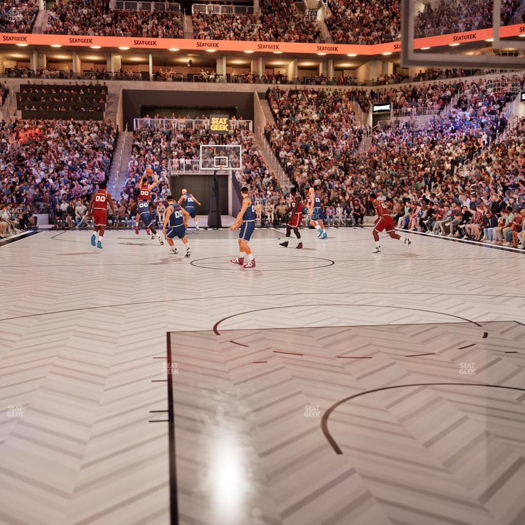 Barclays Center - Section Floor 1 W Seat View