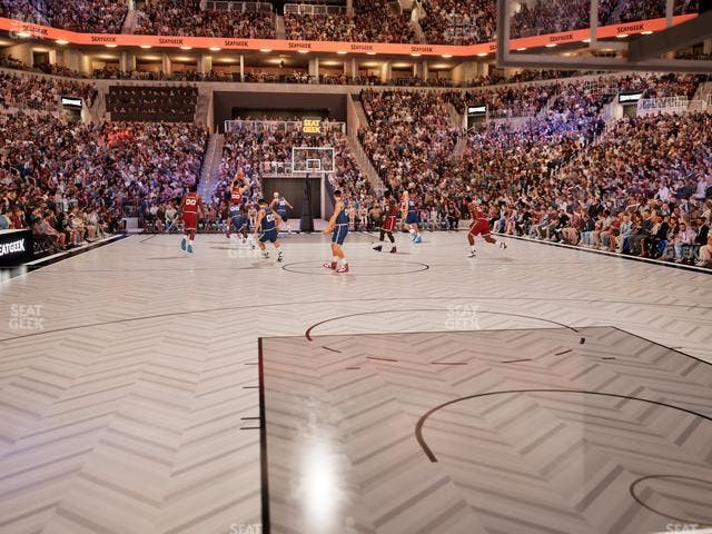 Barclays Center - Section Floor 1 W Seat View