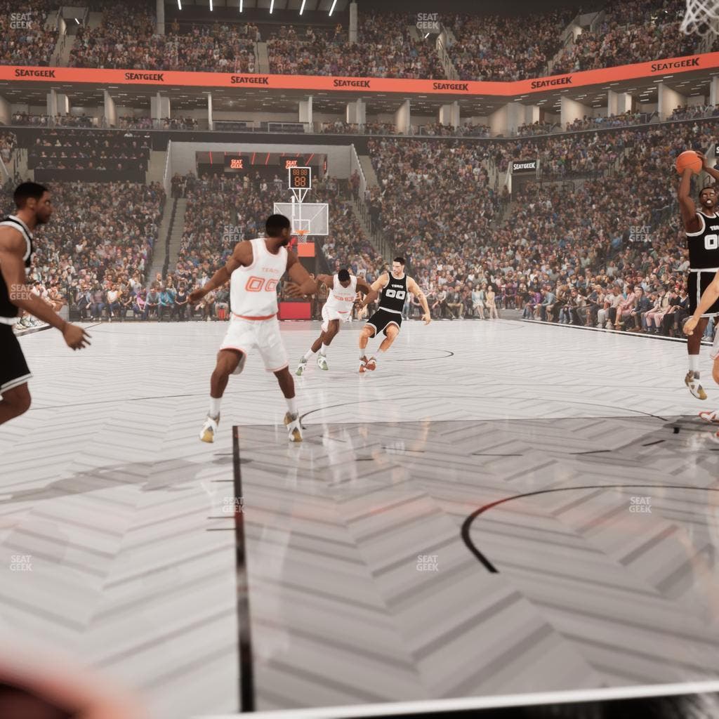 Barclays Center - Section Floor 1 W Seat View