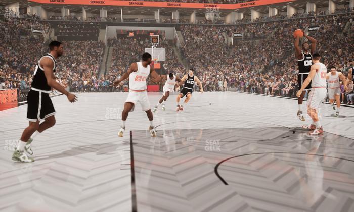 Barclays Center - Section Floor 1 W Seat View