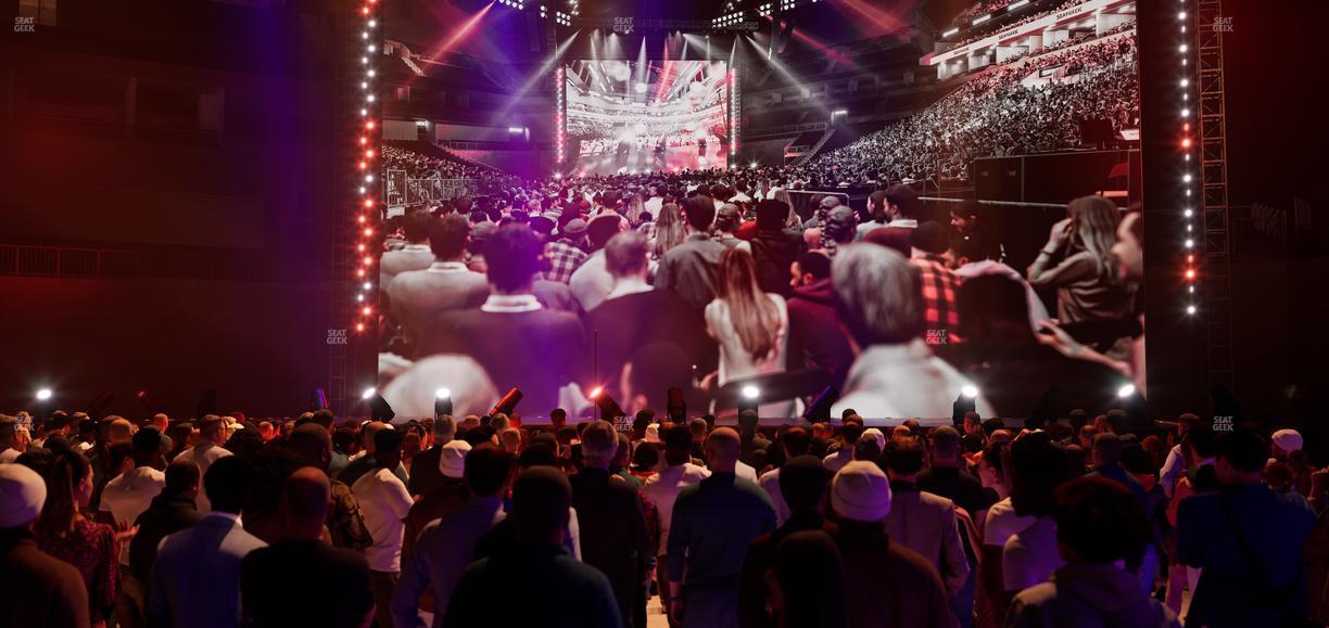 Barclays Center - Section Floor 1 Seat View
