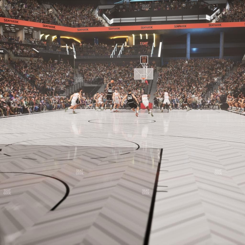 Barclays Center - Section Floor 16 W Seat View