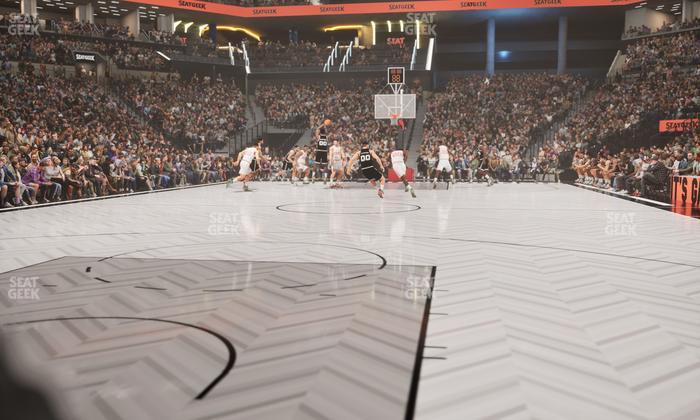 Barclays Center - Section Floor 16 W Seat View