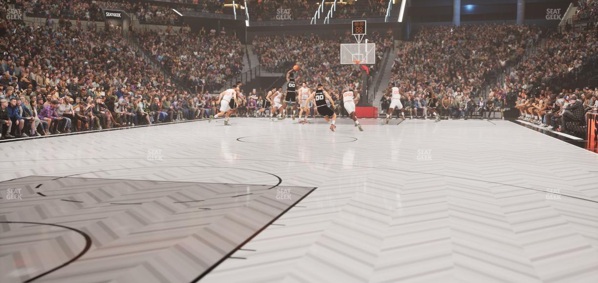 Barclays Center - Section Floor 16 Seat View