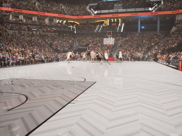 Barclays Center - Section Floor 16 Seat View Barclays Center - Section Floor 16 Seat View