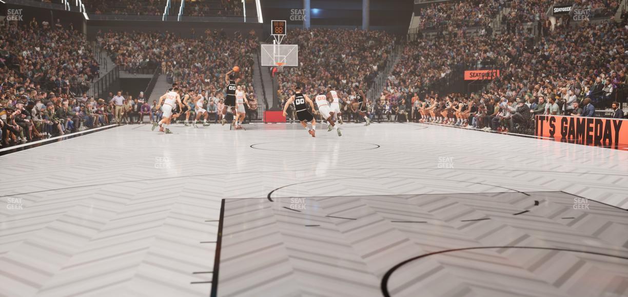 Barclays Center - Section Floor 17 W Seat View