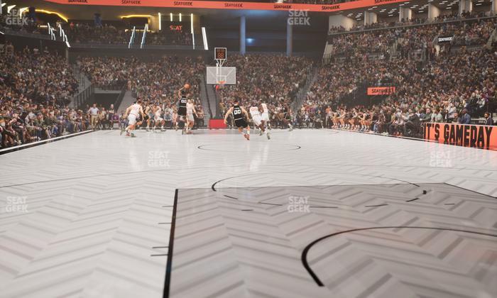 Barclays Center - Section Floor 17 W Seat View