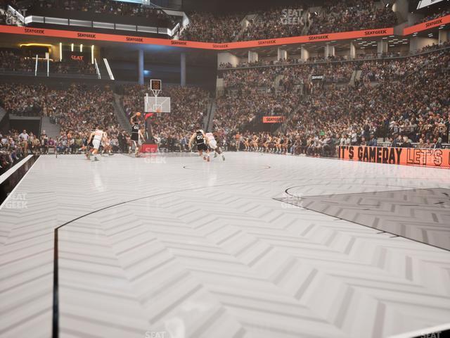 Barclays Center - Section Floor 17 Seat View Barclays Center - Section Floor 17 Seat View