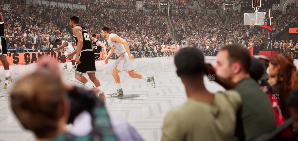 Barclays Center - Section Floor 25 Seat View