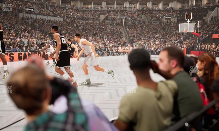 Barclays Center - Section Floor 25 Seat View