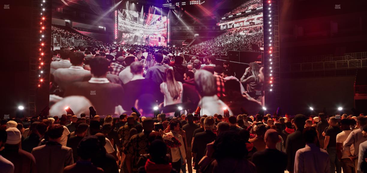 Barclays Center - Section Floor 3 Seat View