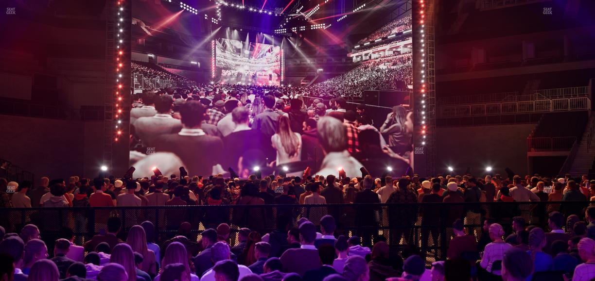 Barclays Center - Section Floor 3 Seat View