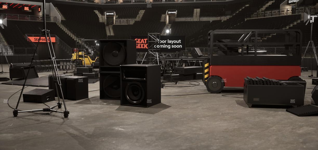 Barclays Center - Section Floor Seat View